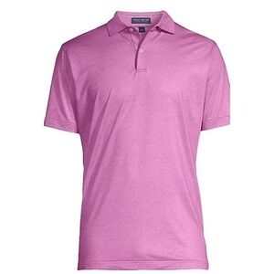 Peter Millar Golf Polo Shirt‎ Purple Pima Cotton Mens XL MS24XK70 NWT $135